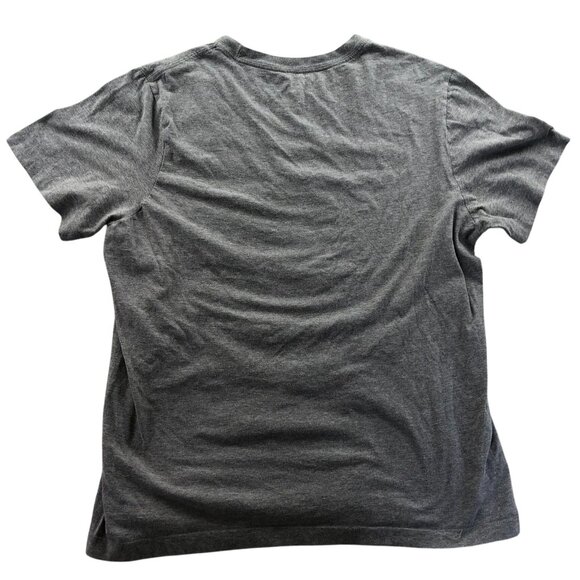 Nike Womens T-Shirt Large Gray Have A Nike Day Smiley Face Graphic Tee Casual - Picture 2 of 6